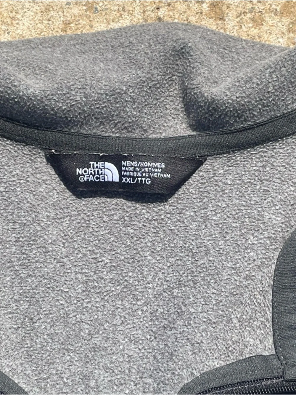 The North Face‎ Men's XXL Pullover Lightweight Quarter-Zip Shirt Jacket Dk Gray